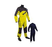 Gul Junior Dartmouth Eclip Zip Drysuit Dry Suit & Free Underfleece - Sulphur Black - 3 Layer Dry Suit Waterproof