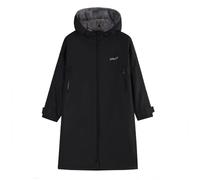 Gul Kids Waterproof Changing Robe Junior Long Sleeve Black 9-13 Years