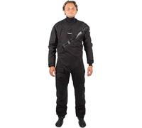 Gul Mens Dartmouth Eclip Zip Drysuit Dry Suit & Underfleece - Black - 3 Layer Dry Suit Waterproof Sprayproof