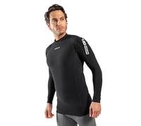 Gul Mens Evotherm Thermal Long Sleeve Fl Black - Thermal Warm Heat Layer Layers UV Sun Protection and SPF Properties