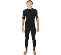Gul Mens Evotherm Thermal Short Sleeve Fl Black - UV Sun Protection and SPF Properties