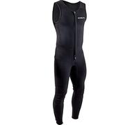 Gul Mens Response 3/2mm Flatlock Long John Wetsuit - Black - Easy Stretch