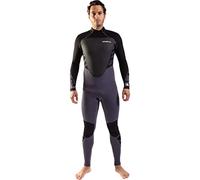 Gul Mens Response 3/2mm GBS Back Zip Wetsuit - Grey Black - Thermal Warm Heat Layer Layers Easy Stretch Waterproof