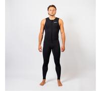 Gul MENS RESPONSE 3MM FLATLOCK NATUR LONGJOHN WETSUIT - Black Large Long