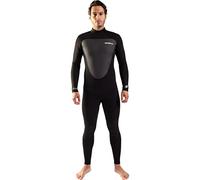 Gul Mens Response 4/3mm GBS Back Zip Wetsuit - Black - Thermal Warm Heat Layer Layers Easy Stretch Waterproof Sprayproof
