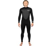 Gul Mens Response 5/3mm GBS Back Zip Wetsuit - Black - Thermal Warm Heat Layer Layers Easy Stretch Waterproof