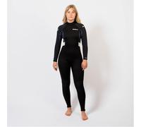 Gul RESPONSE 32 WOMENS FLATLOCK NATUR FULL WETSUIT - Black/Splatterpalm 10