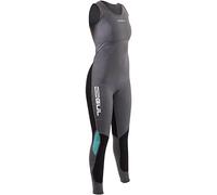 Gul Code Zero 1mm Flatlock LongJane - Grey SIZE 12/14