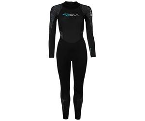 Gul Womens Contour Full Length 3.2mm Wetsuit Black/Print 10 (S)