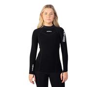 Gul Womens Evotherm Ladies Thermal Long Sleeve Top Black - UV Sun Protection and SPF Properties - Flatlock: seam