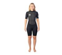 Gul Womens G-Force 3mm Back Zip Shorty Wetsuit - Black - Easy Stretch - 80% D-Flex panels for durability