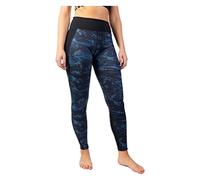 Gul Womens Luna7 SUP Stand Up Paddle Boarding Leggings - Nu Wave Camo Black - Easy Stretch LUNA7 logo print