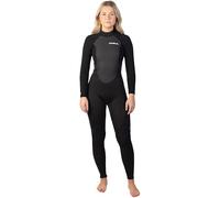 Gul Womens Response 3/2mm Flatlock Back Zip Wetsuit - Black - Easy Stretch