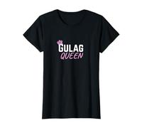 Gulag Queen - Warzone themed Women's Gaming Apparel (WT/PK) T-Shirt