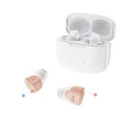 Gulaolunxi a pair of adult sound amplifiers, 16-channel digital rechargeable audio amplifiers, specially designed for those who feel uncomfortable due to noise. (Beige)