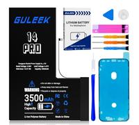 GUL attery for iPhone 14 Pro, 3500 mAh High Real Capacity, Replacement Kit with Tools and Guide