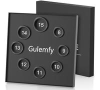 Gulemfy Smart Ring Size Sample Set, Determine Your Size Smart Ring, Ring Sample Set for Women and Men, Sizes 8 to 15, Find the Perfect Ring Size