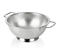 Gulex Colander Stainless Steel 5-Quart, Strainer for Kitchen Food, Dishwasher Safe