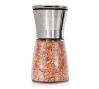 Gulex® Salt Grinder Pepper Mill, Salt Shaker Refillable,(Single Package) Adjustable, Stainless Steel with Ceramic Rotor (1 pack)