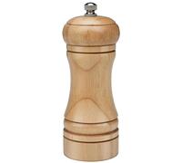 Gulex® Wood Pepper Grinder Pepper Mill, Adjustable Coarseness 5.5 Inches Wooden Peppermill, Ceramic Grinding Mechanism Salt Mill Refillable