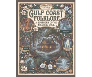 Gulf Coast Folklore: A Southern Gothic Coloring Book - 18 Illustrated Tales from the Haunted Gulf