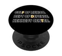 Gulf Dept Kennedy Statement - Subtle Political PopSockets Adhesive PopGrip