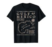 Gulf of Mexico 1672 Historic Map T-Shirt