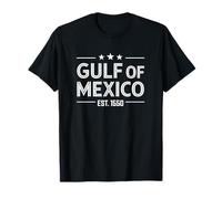 Gulf Of Mexico EST. 1550, Historic Ocean Waters Established T-Shirt