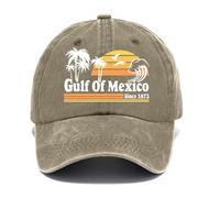Gulf of Mexico Hat Gulf of Mexico Since 1672 Baseball Caps Golfo De Mexico Forever Hat