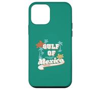 Gulf Of Mexico Palm Trees Sea Turtles Retro Beach Graphic Case for iPhone 12 mini