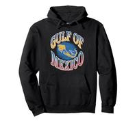 Gulf of Mexico Retro Beach Design Pullover Hoodie