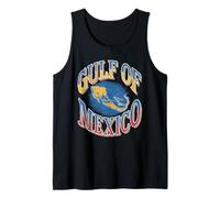Gulf of Mexico Retro Beach Design Tank Top