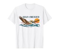 Gulf of Mexico Since 1550 Pelican Coastal Pride T-Shirt