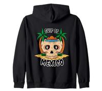 Gulf Of Mexico Skull Island Escape Zip Hoodie
