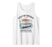 Gulf Of Mexico Social Club Tshirt Flag Beach Golfo De Mexico Tank Top