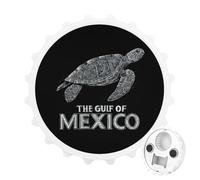Gulf of Mexico Stay Salty Resistance Printed 2 in 1 Magnetic Bottle Opener 3″ Fridge Magnets Beer Soda Openers