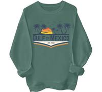 Gulf of Mexico Sweatshirt, Gulf of Mexico Forever Sweatshirt, Golfo De Mexico Sweatshirts, Gulf of Mexico Shirt Green