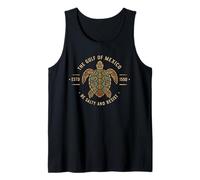 Gulf of Mexico Turtle Be Salty and Resist Tank Top