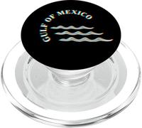 Gulf of Mexico waves vintage Bay beach PopSockets PopGrip for MagSafe