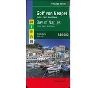 Bay of Naples - Ischia - Capri - Amalfitana Road Map 1:50 000