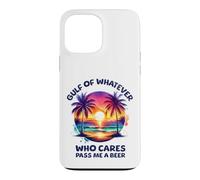 Gulf of Whatever Mexico or America Who Cares Pass Me a Beer Case for iPhone 13 Pro Max