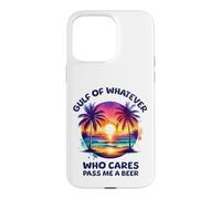 Gulf of Whatever Mexico or America Who Cares Pass Me a Beer Case for iPhone 15 Pro Max