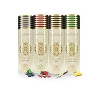 Gulf Orchid Musk Collection Deodorant Body Spray - 48H Fresh+ Protection Long-Lasting Unisex Fragrance 200ml - Available in Pack of 3 (Single Scent) or Assorted Pack of 4 (Assorted Pack of 4)