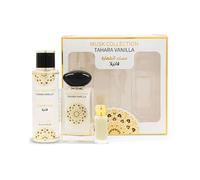 Gulf Orchid Musk Collection Tahara Vanilla 3pcs Gift Set - 60 mL Eau de Parfum, 250 mL Body Mist, 12 mL Concentrated Oil - Elegant Perfume Gift Set for Women & Men
