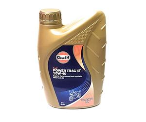 Gulf Power Trac 4T 10w-40 Premium 4-Stroke Motorcycle Oil - 1 Litre