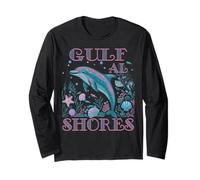 GULF SHORES AL DOLPHIN COLORFUL BEACH SOUVENIR Long Sleeve T-Shirt