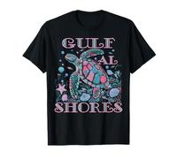 GULF SHORES AL TURTLE LOVER COLORFUL BEACH SOUVENIR T-Shirt