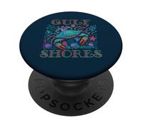 GULF SHORES ALABAMA BLUE CRAB SUMMER BEACH VACATION GIFTS PopSockets Adhesive PopGrip