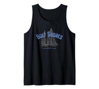 Gulf Shores Alabama Nautical Sailboat Design Tank Top