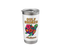 Gulf Shores Alabama Smiling Tie Dye Sea Turtle Stainless Steel Insulated Tumbler